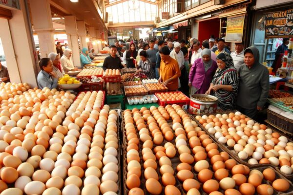 Harga Telur Ayam Naik Jelang Libur Sekolah