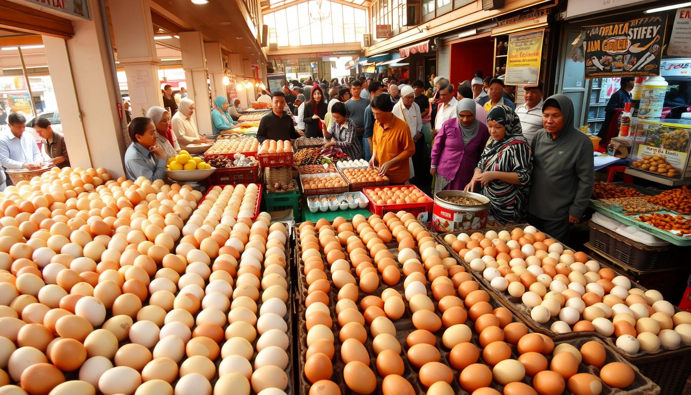 Harga Telur Ayam Naik Jelang Libur Sekolah