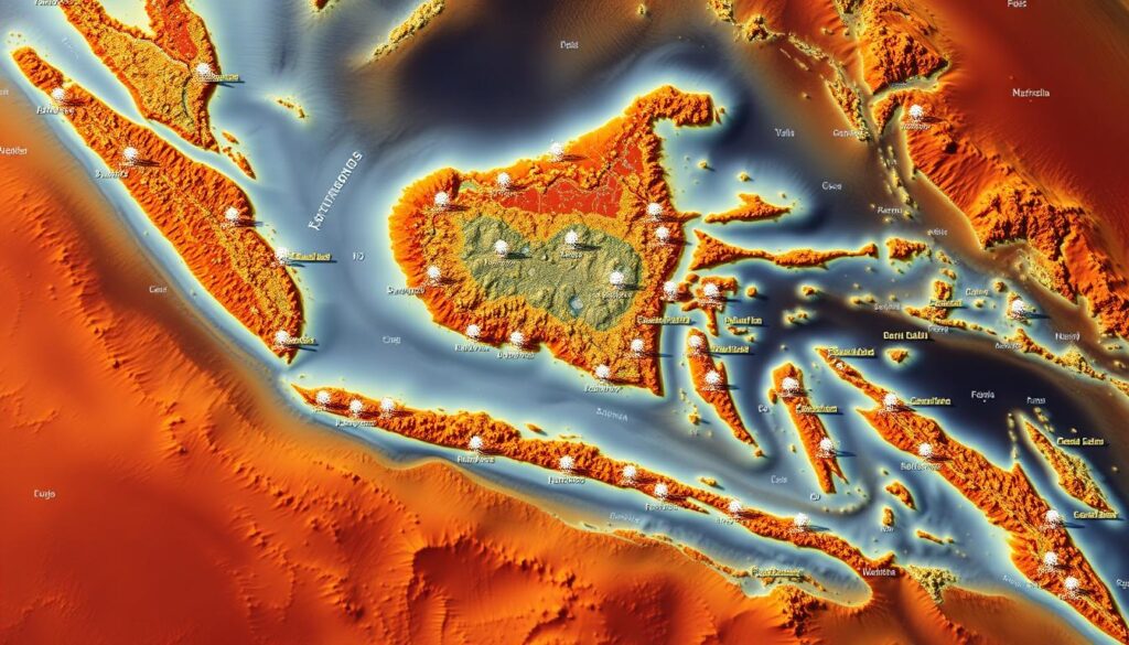 Lokasi Pemasangan Sensor Gempa di Sumatera
