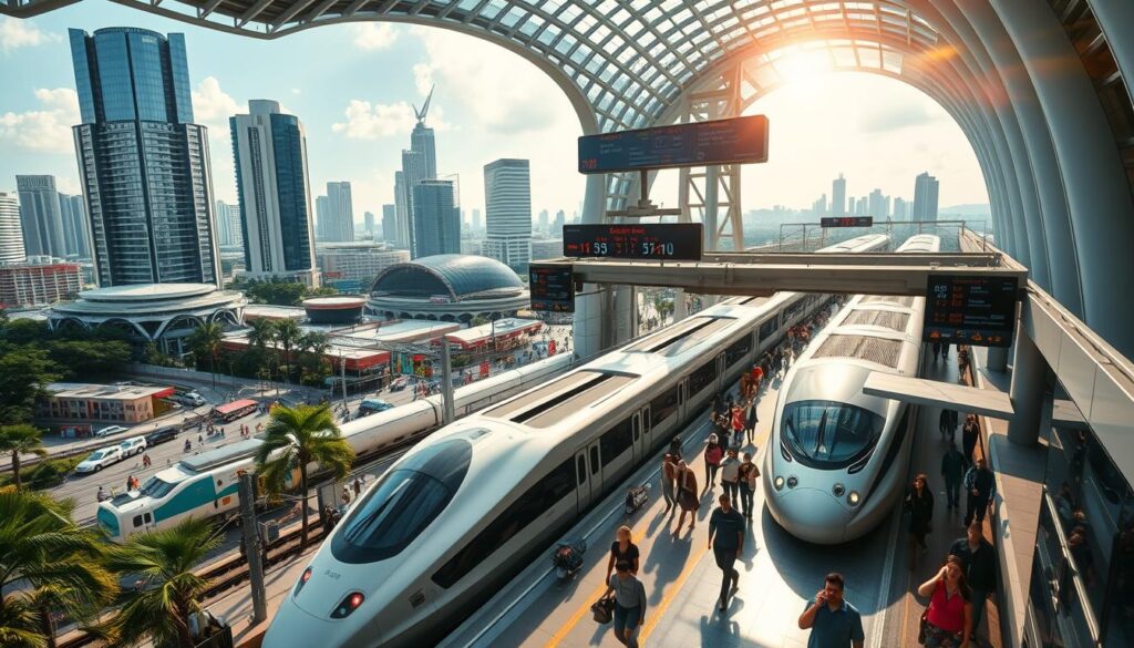 pasar kereta cepat Asia Tenggara