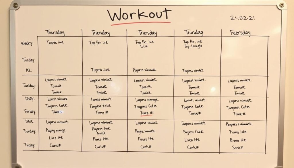 Contoh jadwal latihan mingguan yang menggabungkan strength training dan cardio Contoh jadwal latihan mingguan yang menggabungkan strength training dan cardio
